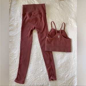 Free People Ignite Braided Movement Workout set